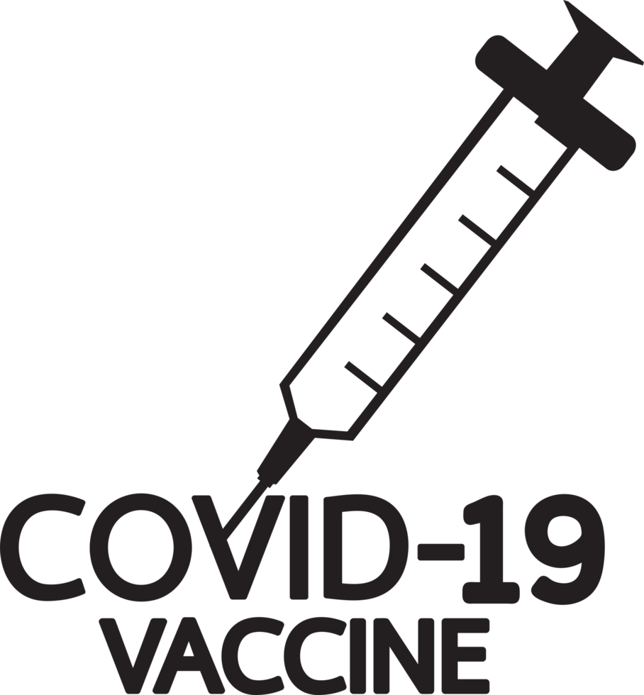 conception d'icône de vaccin contre le coronavirus covid-19 png