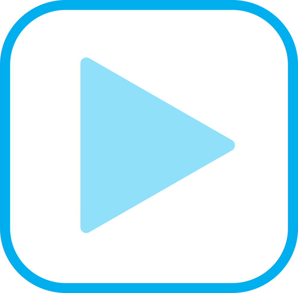 button video player icon sign design png