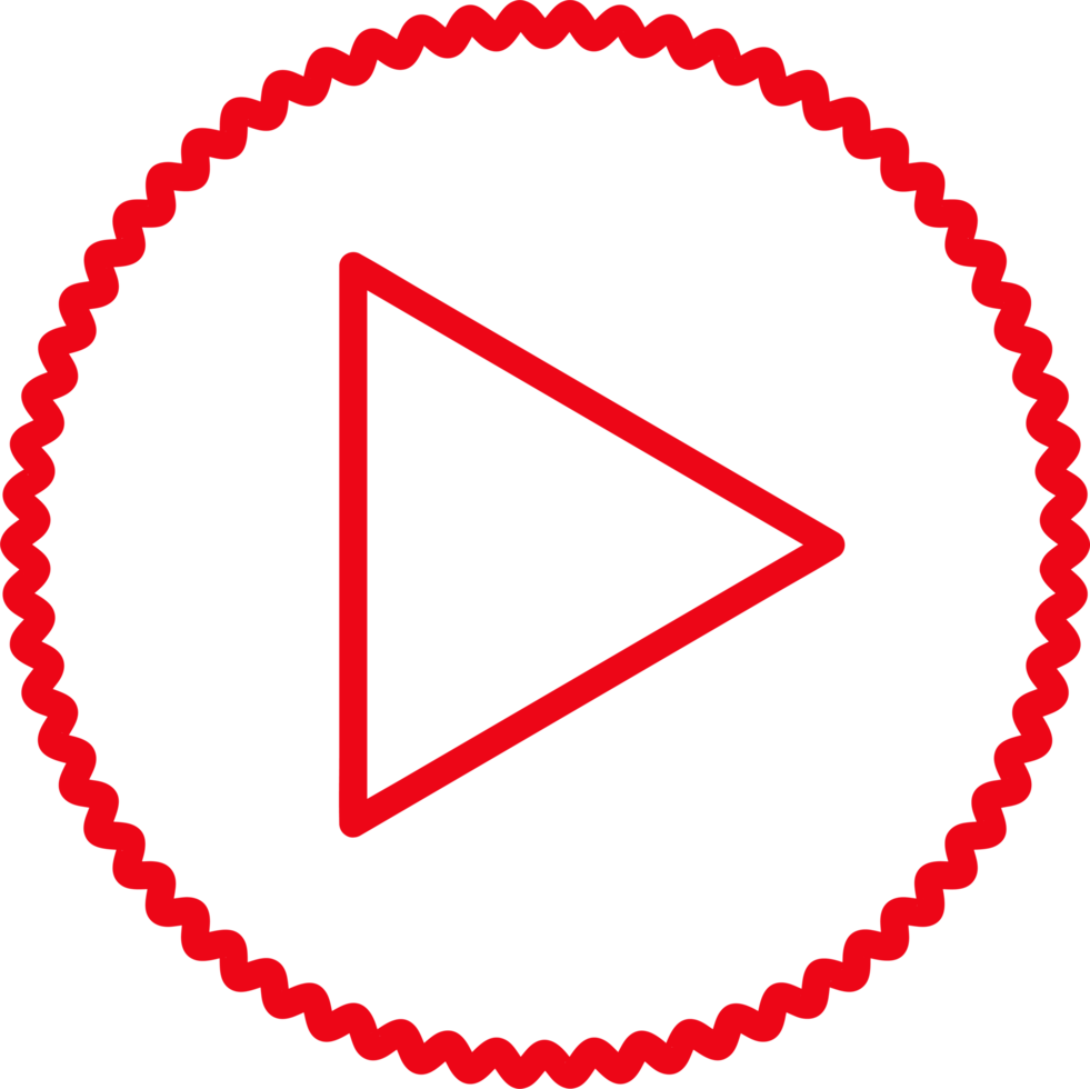 Schaltfläche Video-Player-Symbol-Zeichen-Design png