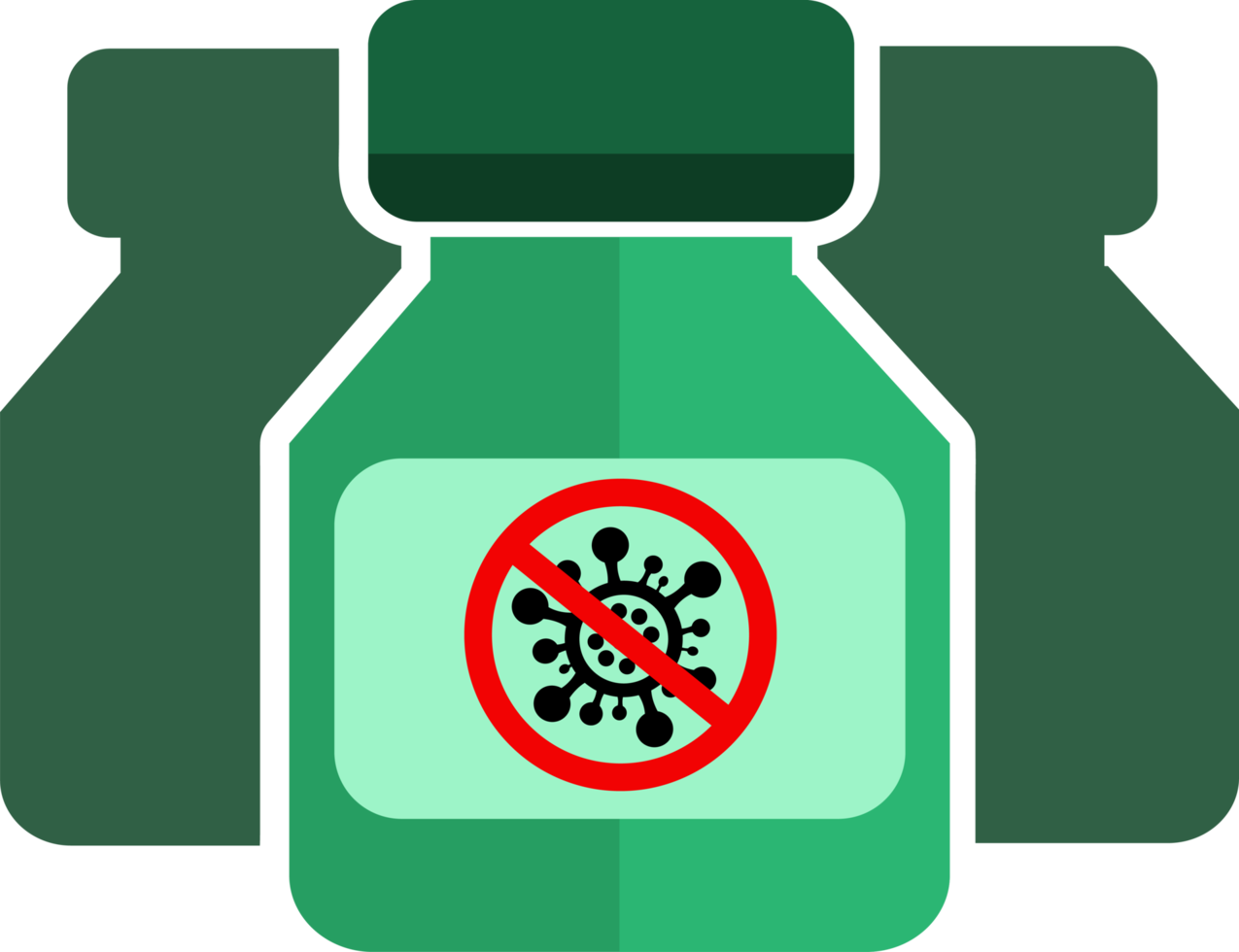 Coronavirus Covid-19 Vaccine icon design png