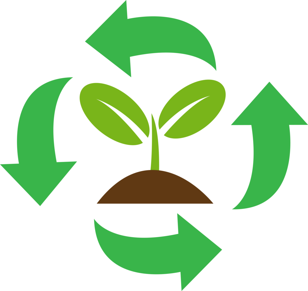 växt träd ikon koncept tecken design png