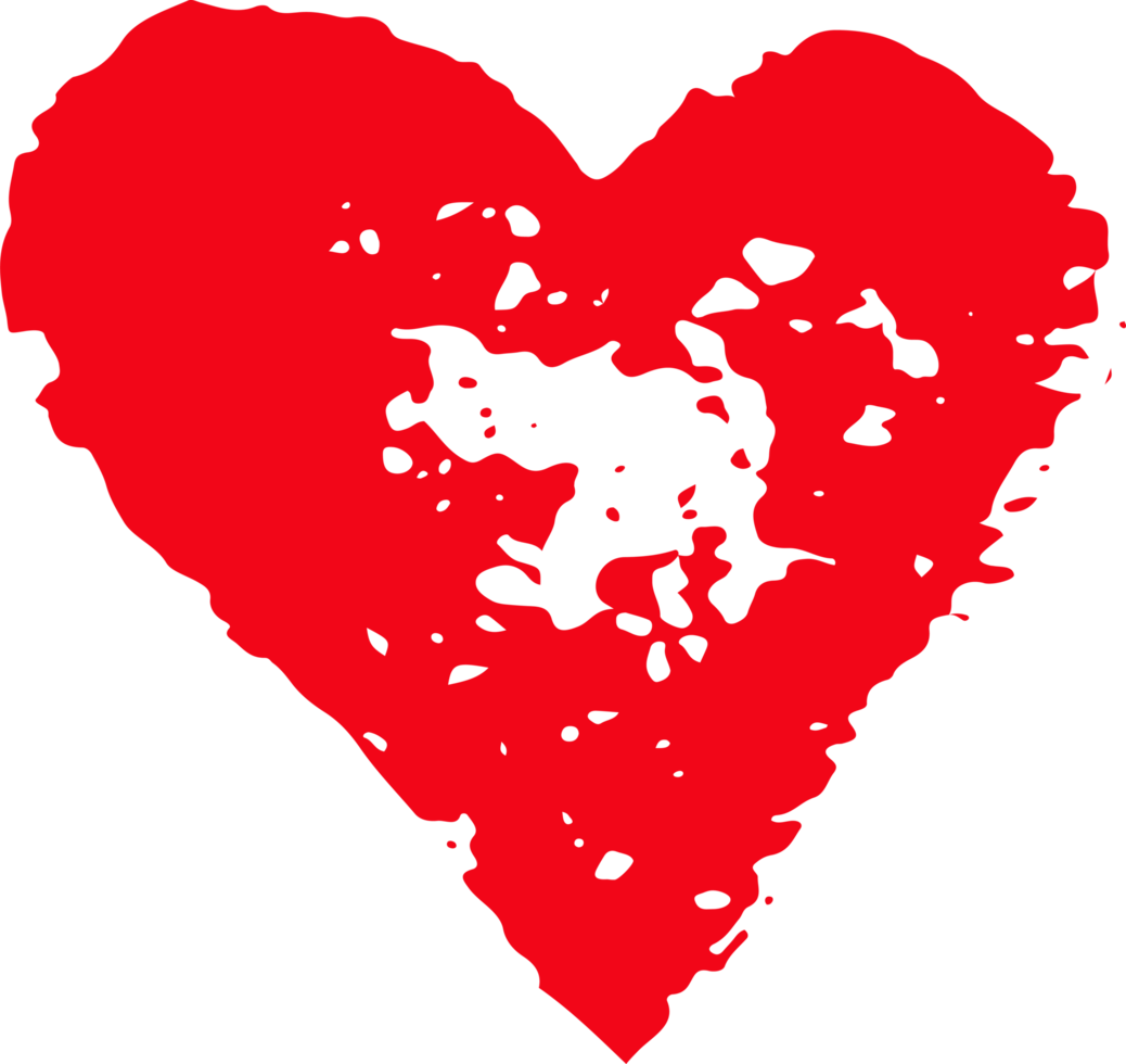 Hand draw Heart icon love sign design 9992551 PNG