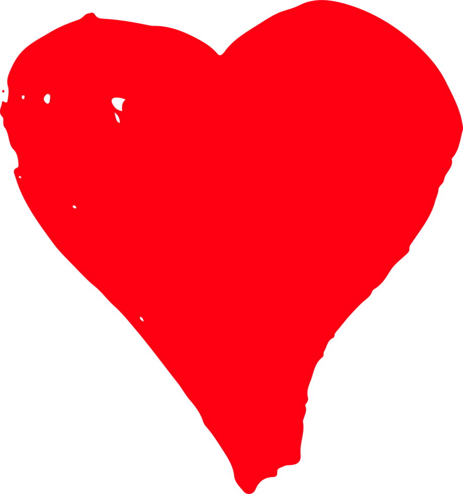 main dessiner coeur icône conception de signe d'amour png