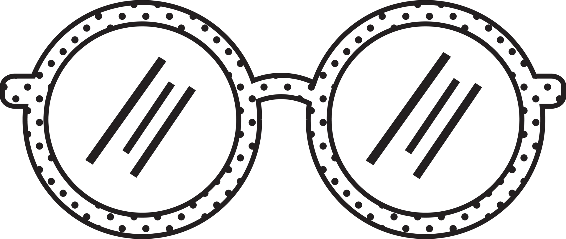 Glasses icon sign symbol design png