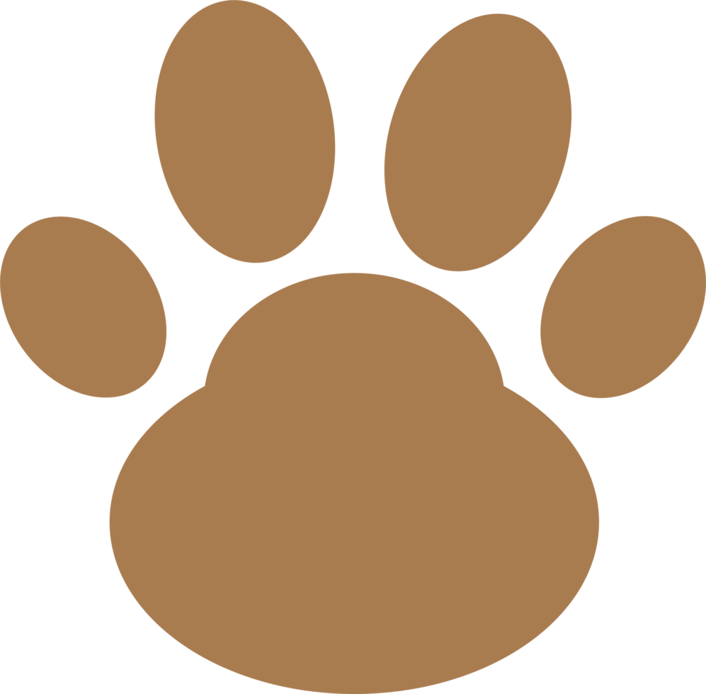 Animal footprint icon sign design png