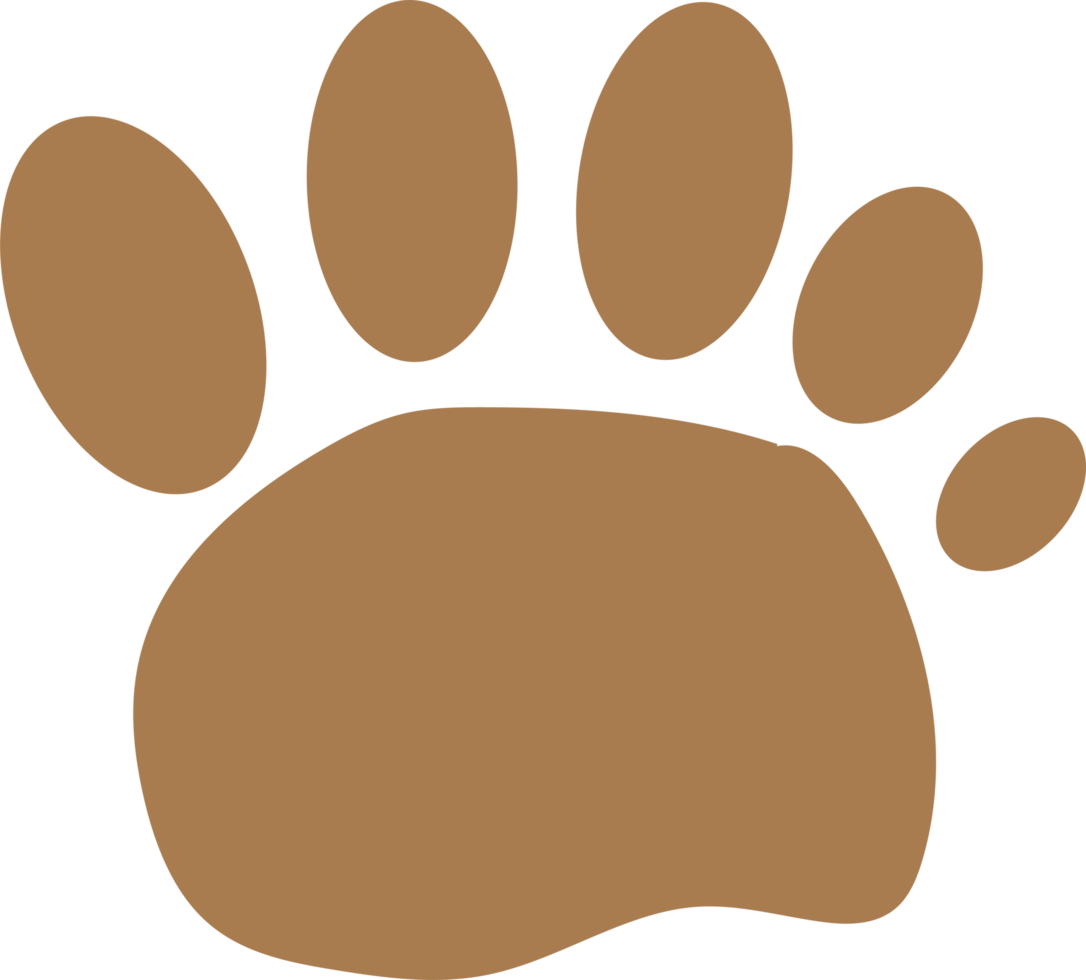 Animal footprint icon sign design png