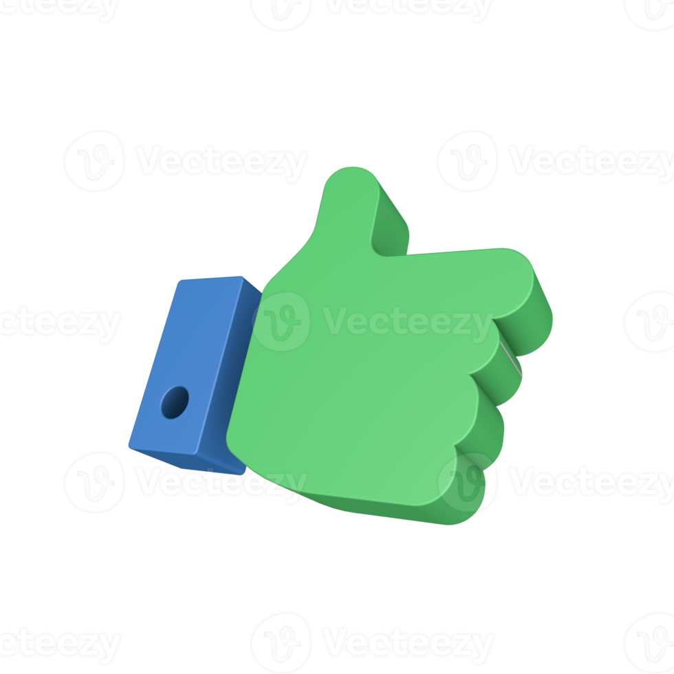 3D Hand Gesture Icon png