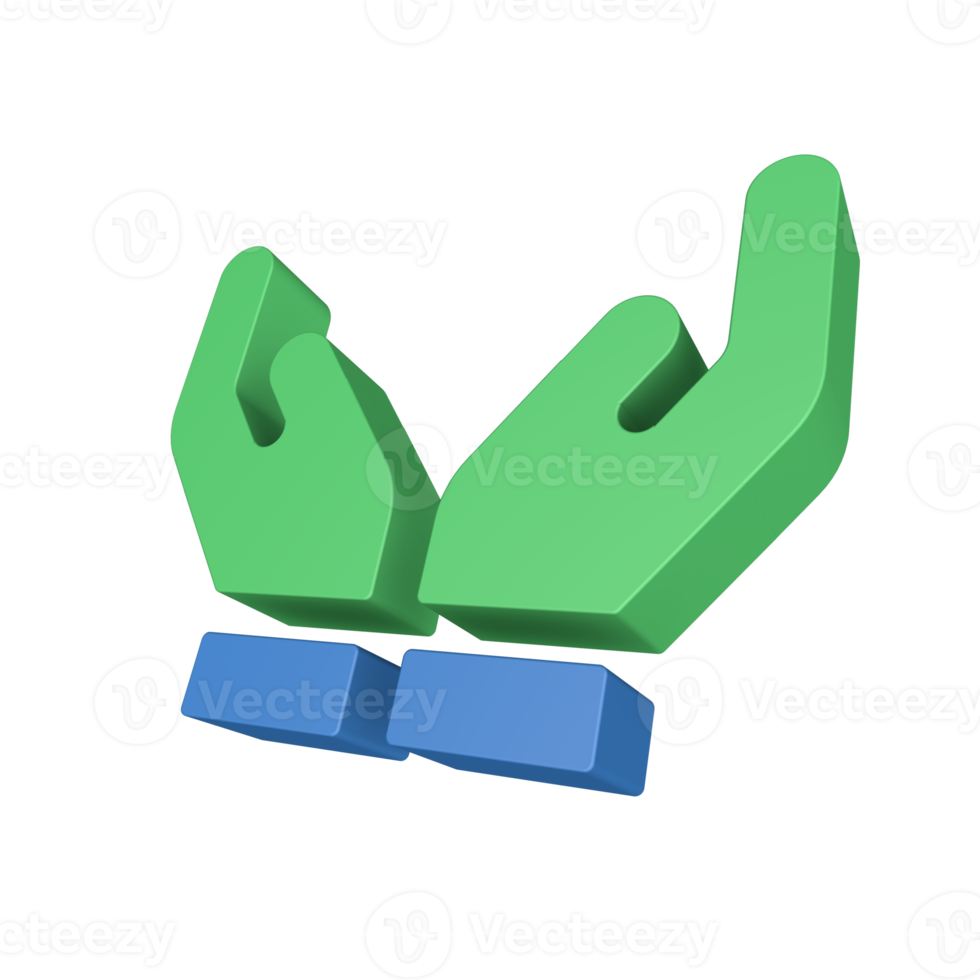 3D Hand Gesture Icon png