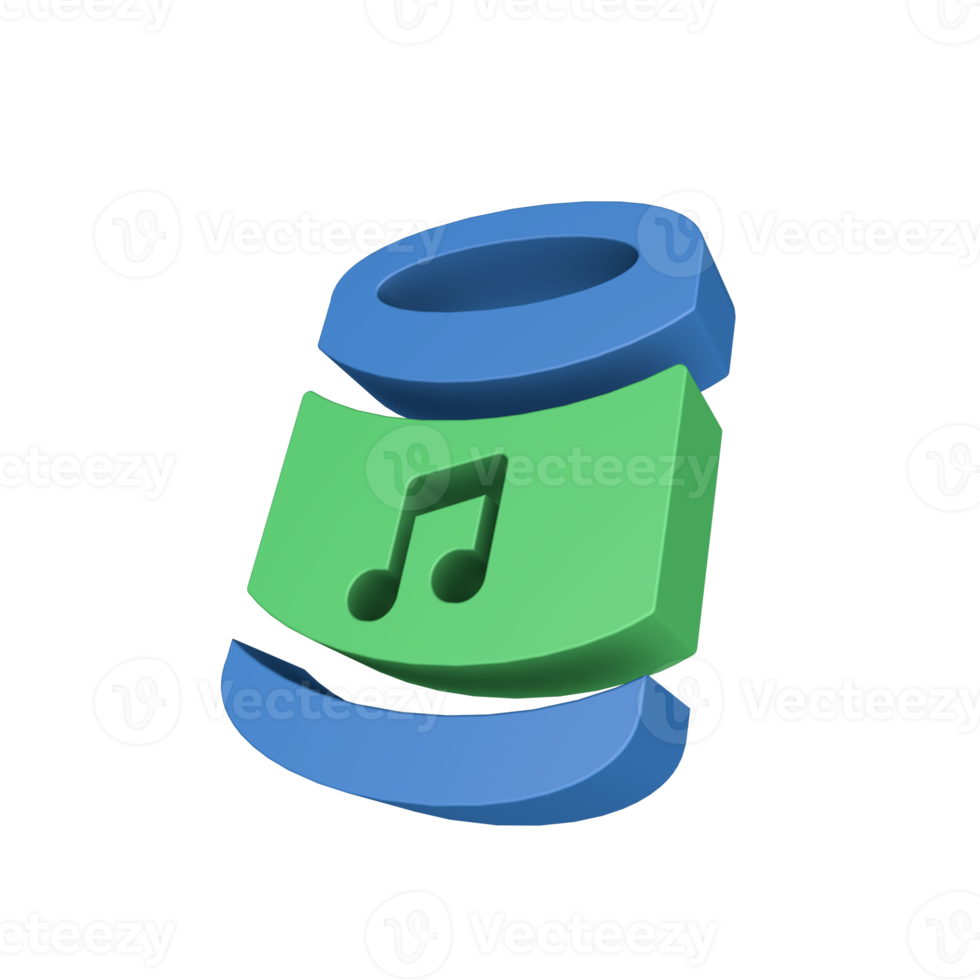 3D-muziekpictogram png