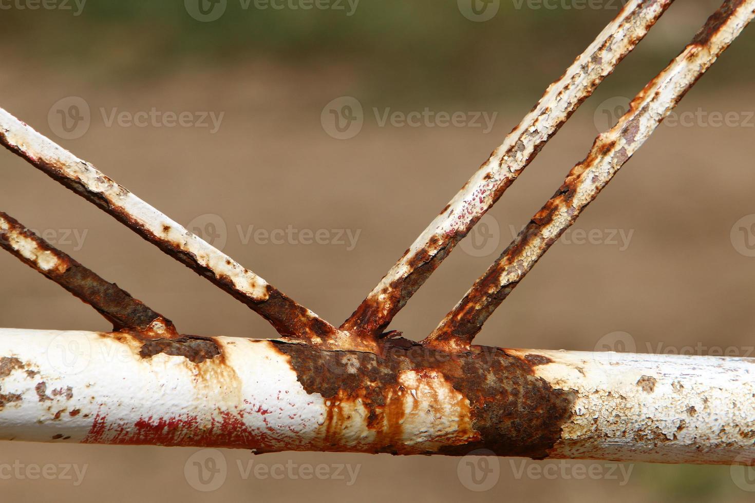 Texture of old and rusty iron photo