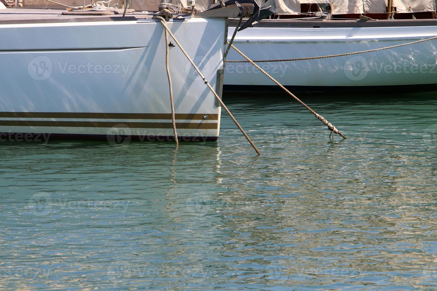 Sea berth for boats and yachts photo