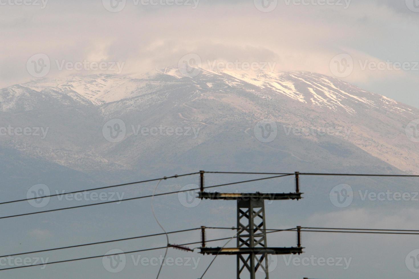 Mount Hermon is Israel's highest mountain and the only place where winter sports can be practiced. photo