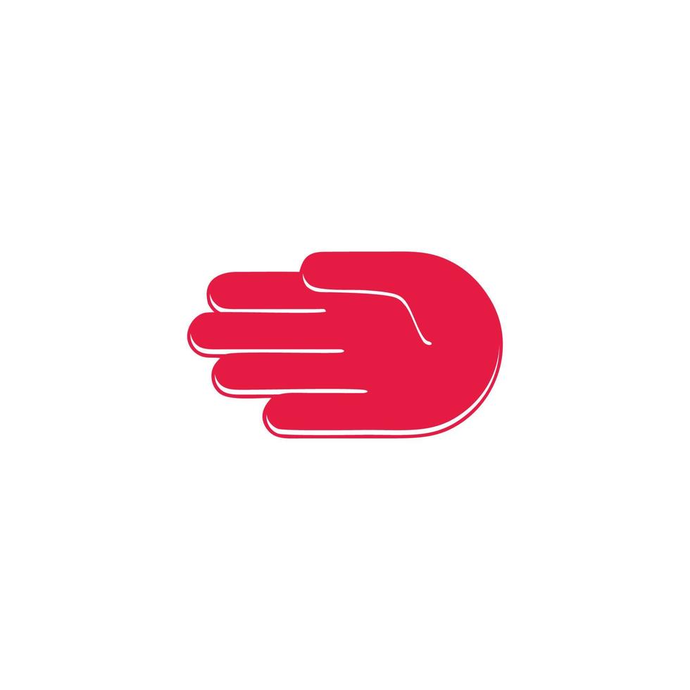 abstract letter d geometric swoosh fast design symbol logo vector