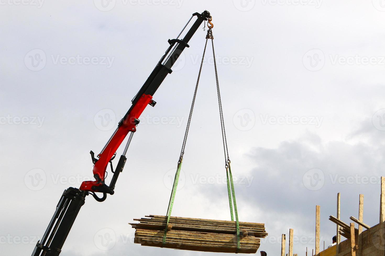 Work and working tools at a construction site in Israel. photo