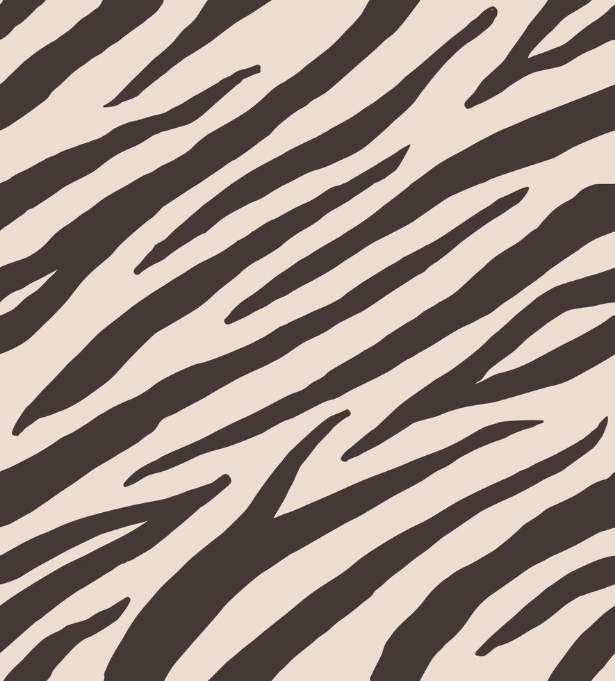 Vector seamless pattern of zebra tiger print