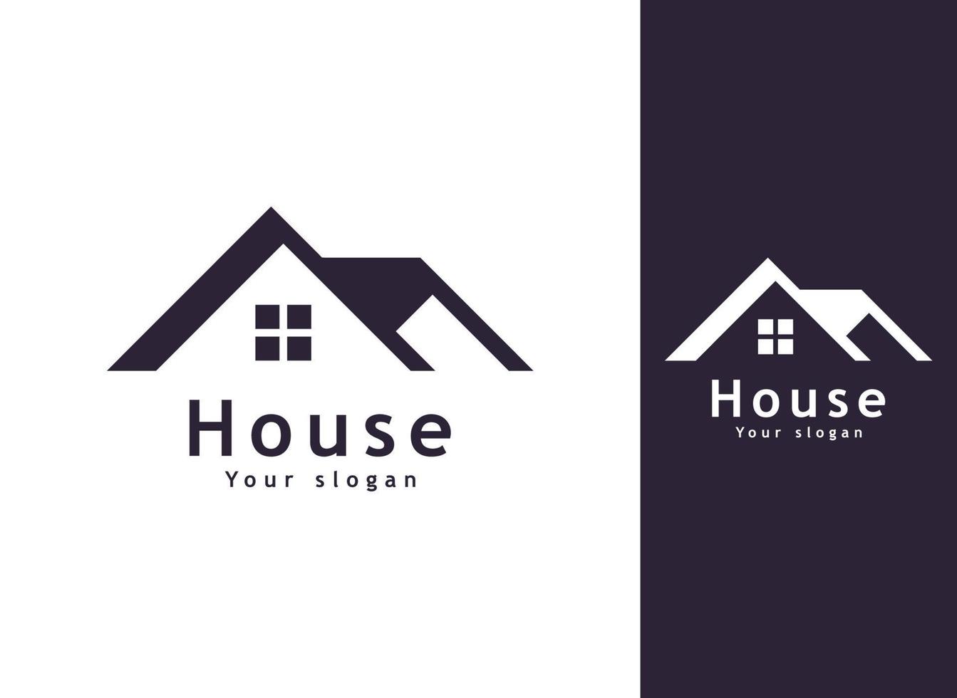 Real Estate Vector Logo Template, Modern House and property logo