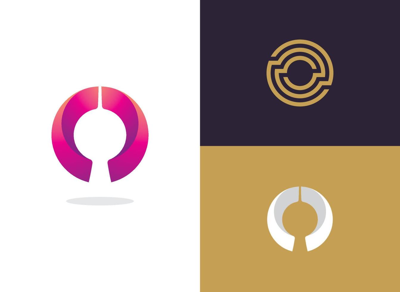 Letter O logo vector template, Creative Circle logo Letter initial logo design