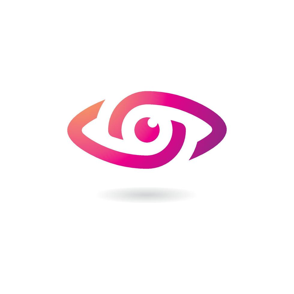 Creative Concept Eyes logo Design Template, eye care logo icon vector