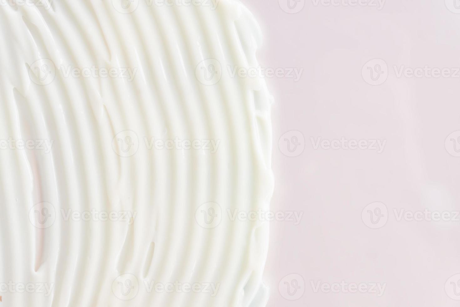 Cosmetic moisturizing cream for hands or face. Textured background. Strokes of cream. Copy space for text photo