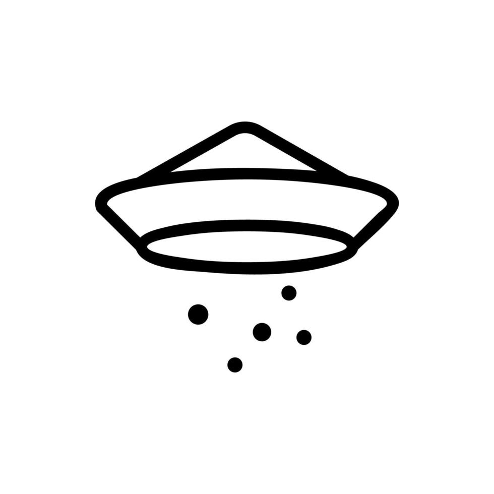 Gold mining icon vector. Isolated contour symbol illustration vector
