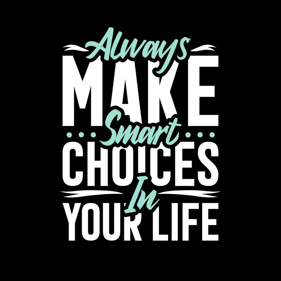 Motivational lettering quote design vector