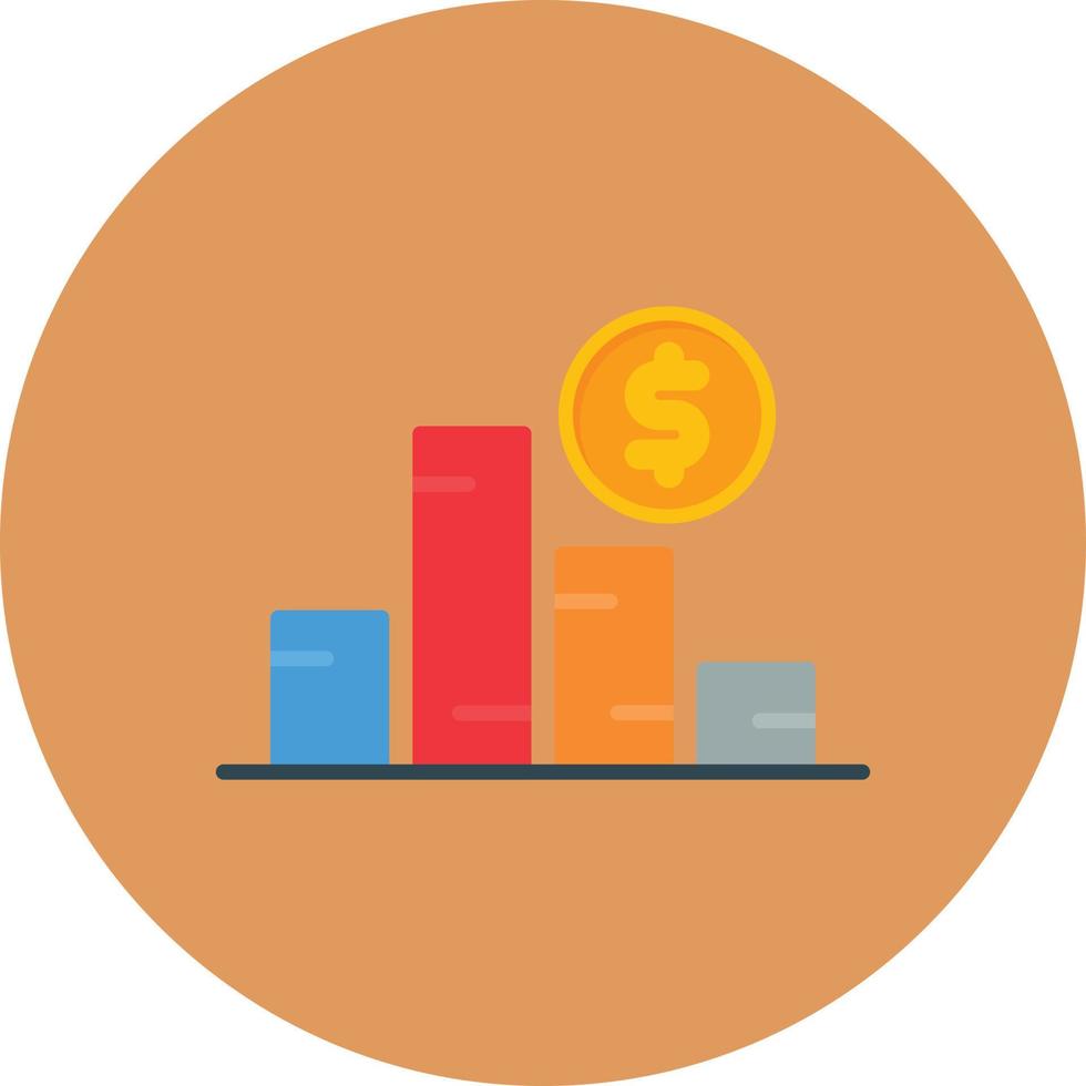 Analysis Flat Circle Multicolor vector