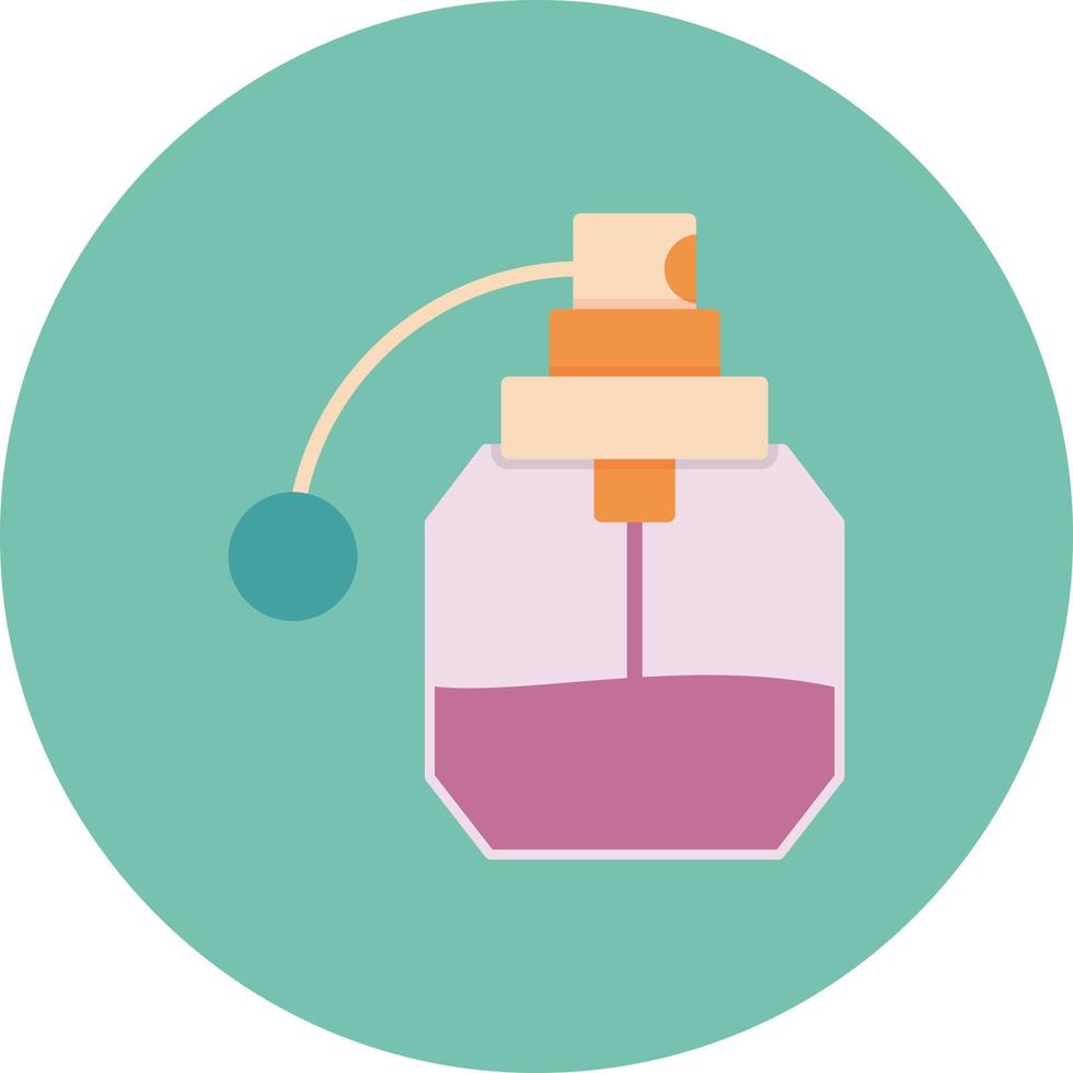 Perfume Flat Circle Multicolor vector
