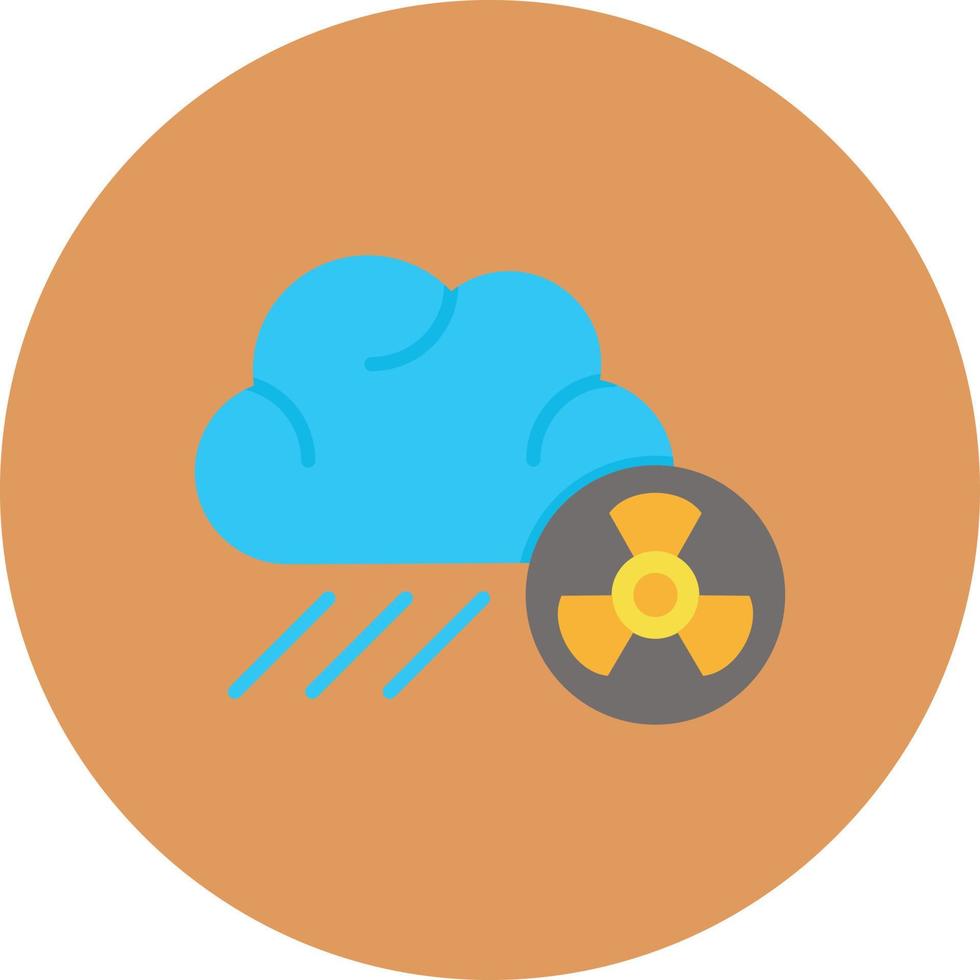 Acid Rain Flat Circle Multicolor vector