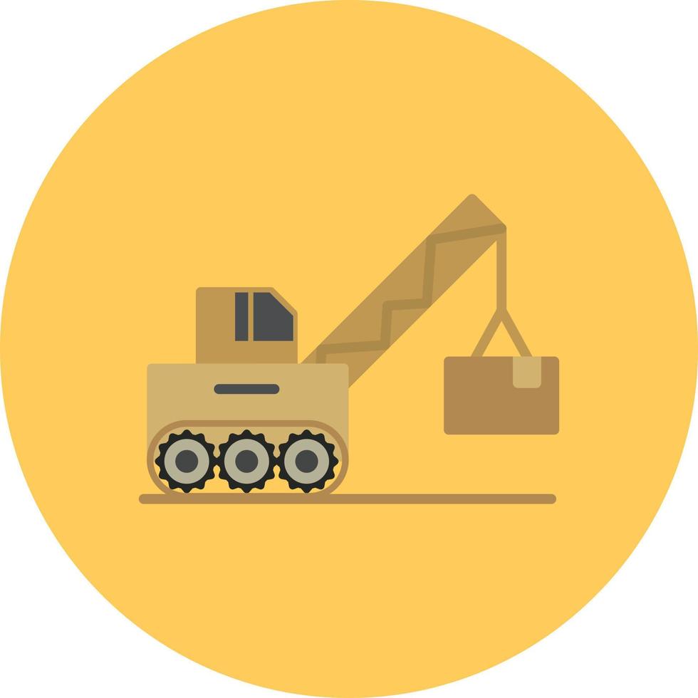 Crane Flat Circle Multicolor 9997706 Vector Art at Vecteezy