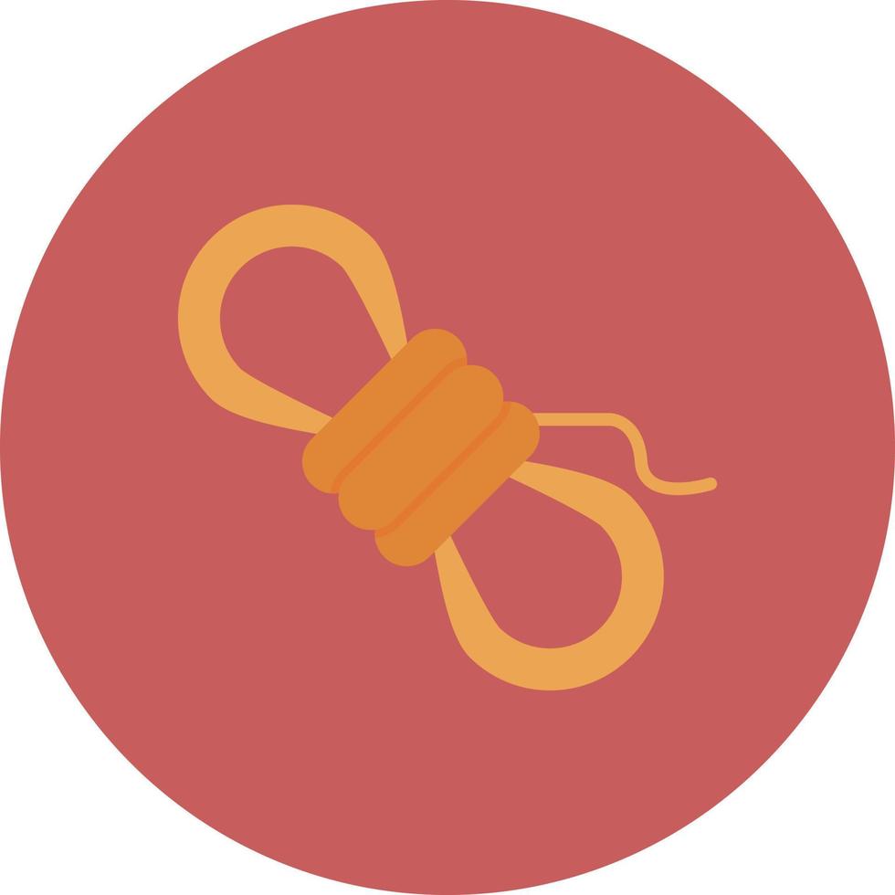 Rope Flat Circle Multicolor vector