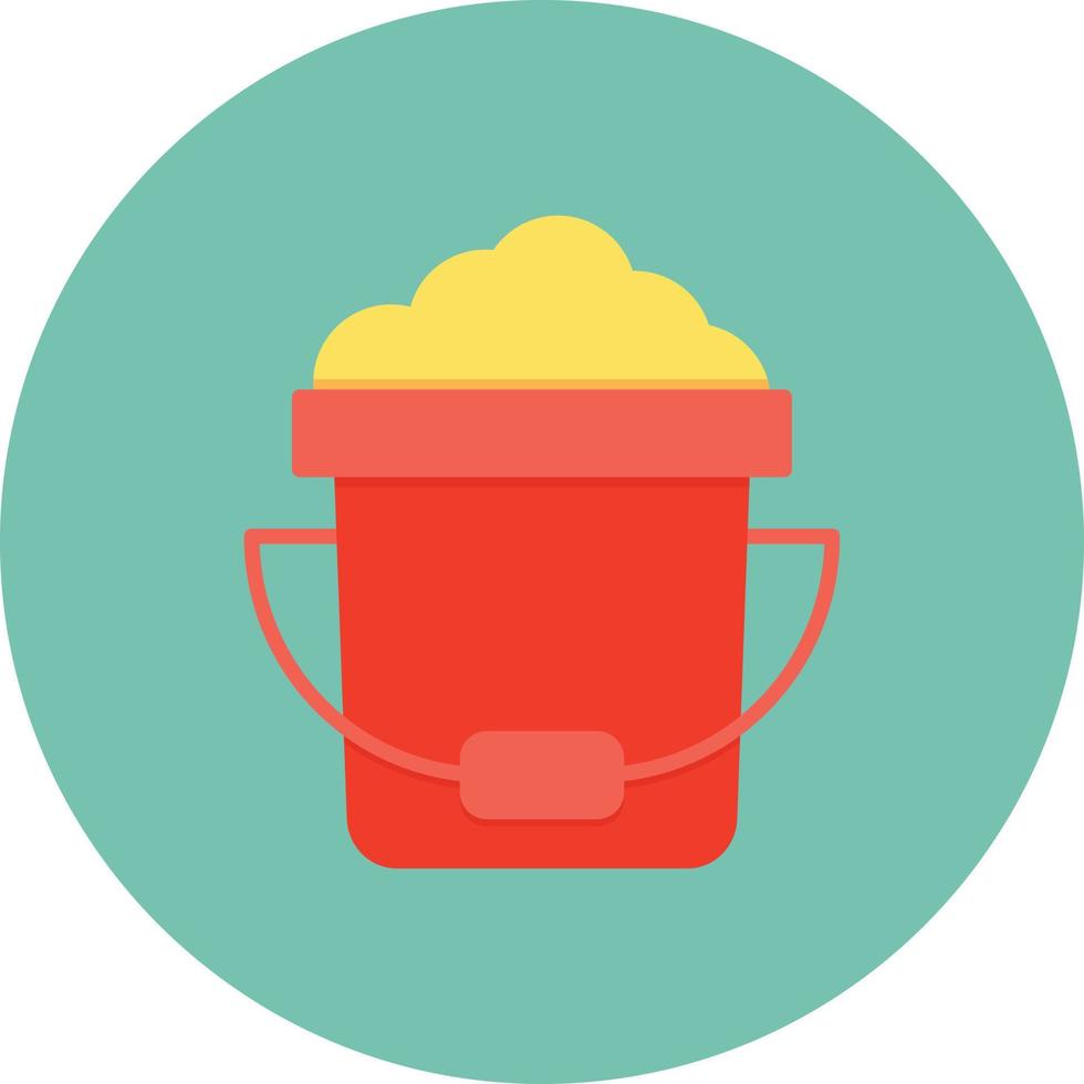 Sand Bucket Flat Circle Multicolor 9997763 Vector Art at Vecteezy
