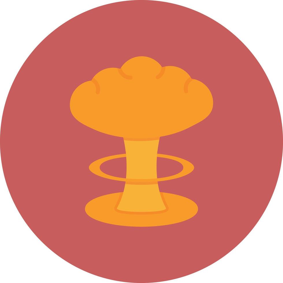 Explosive Flat Circle Multicolor vector