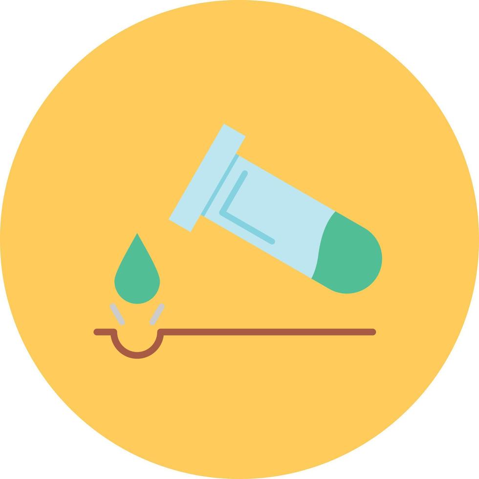Corrosive Flat Circle Multicolor vector