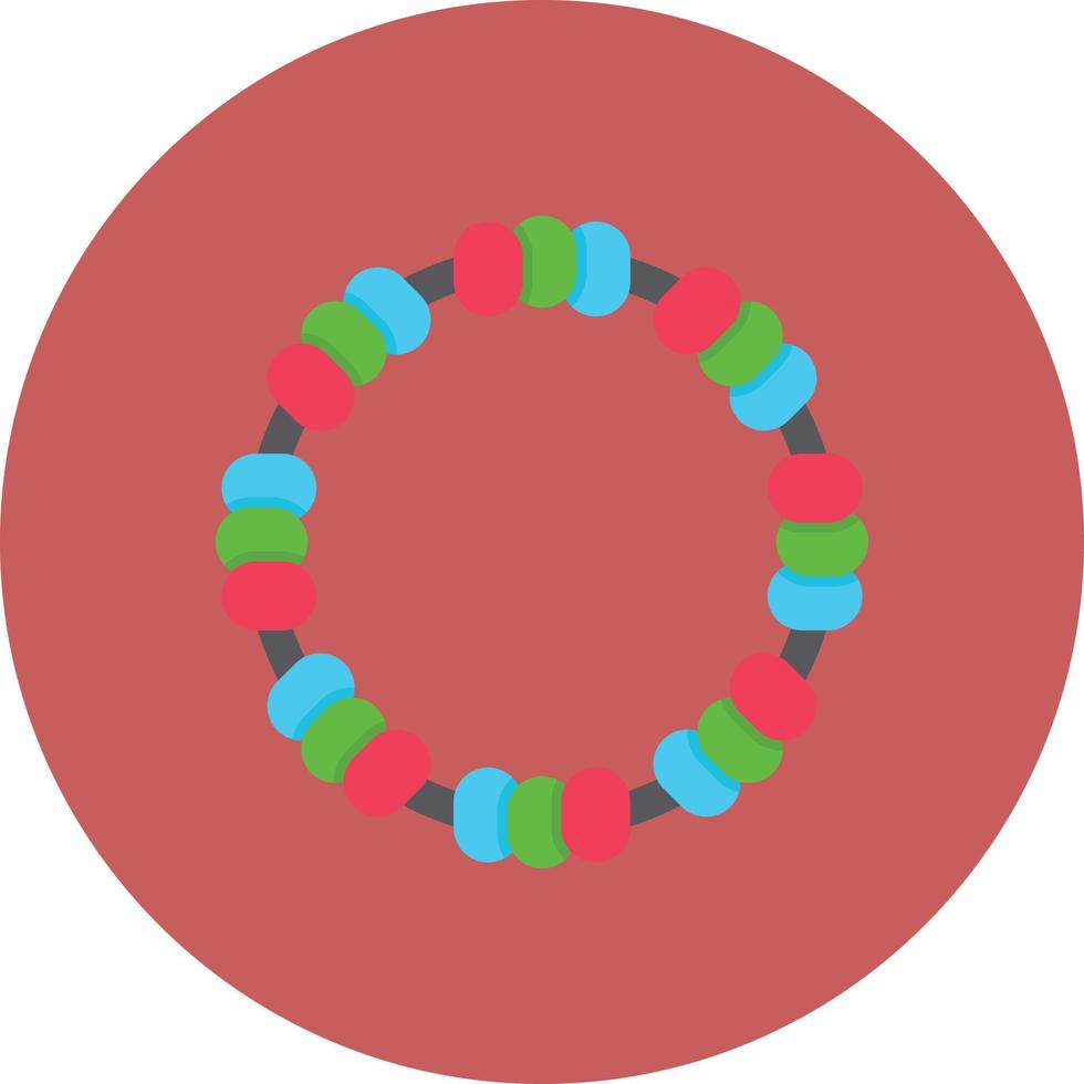 Hula Hoop Flat Circle Multicolor vector