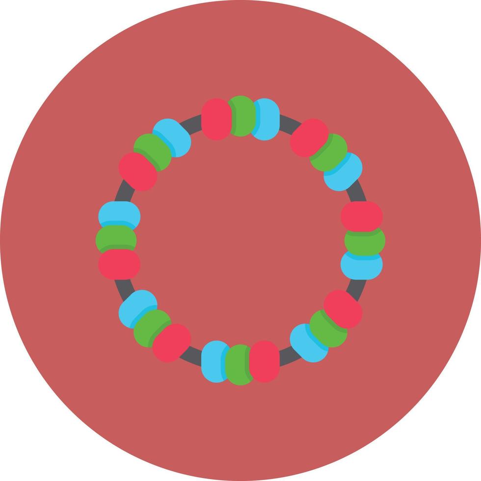 Hula Hoop Flat Circle Multicolor vector