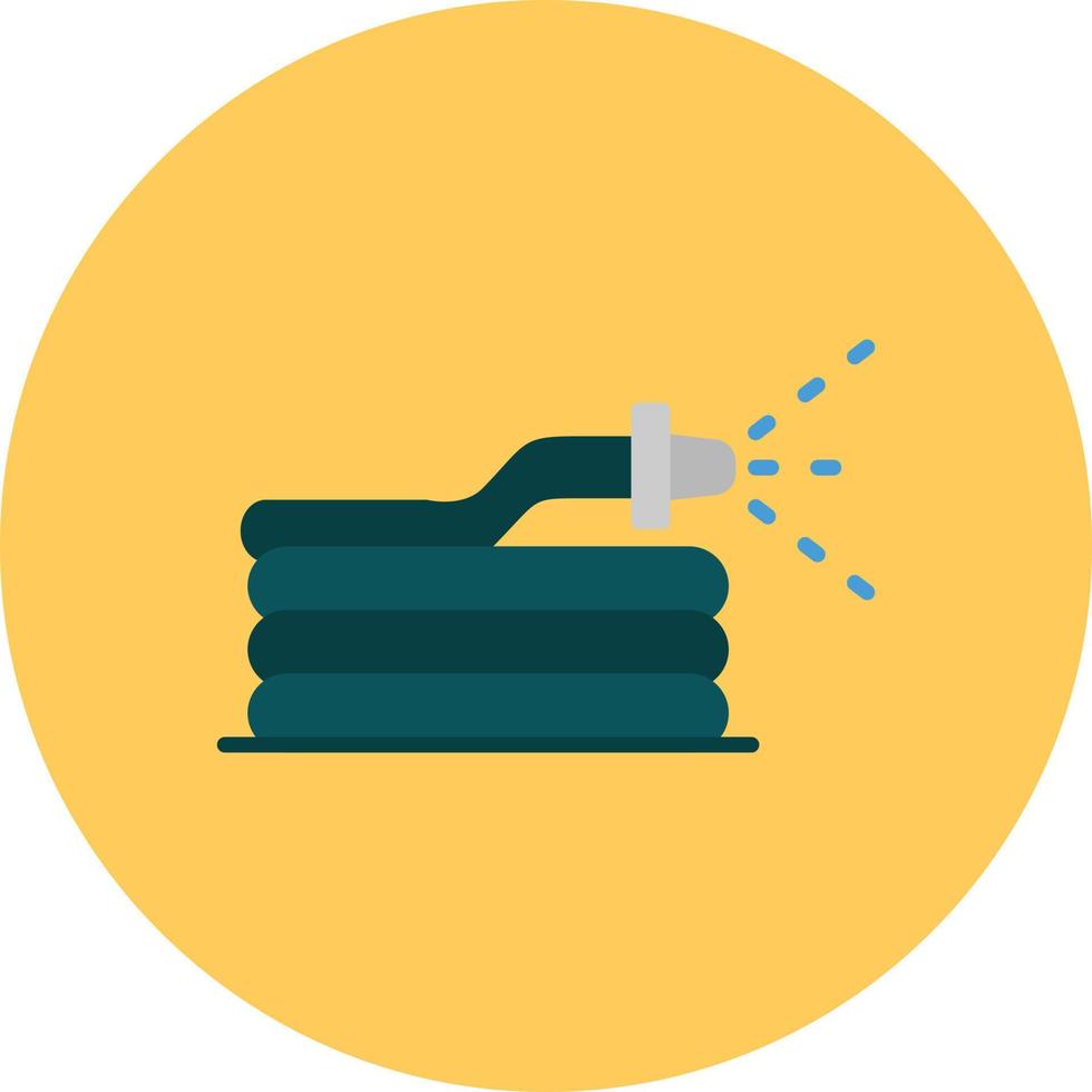 Hose Flat Circle Multicolor vector