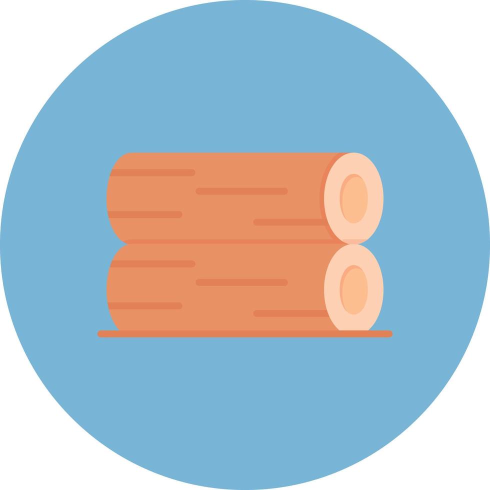 Wood Flat Circle Multicolor vector