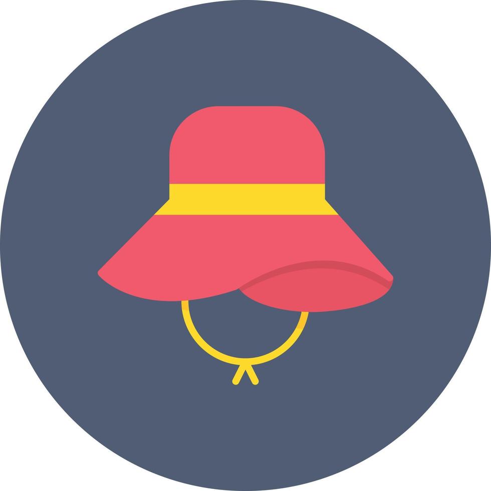 Pamela Hat Flat Circle Multicolor vector