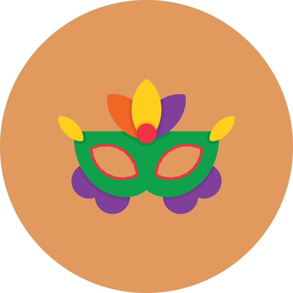 Carnival Flat Circle Multicolor vector