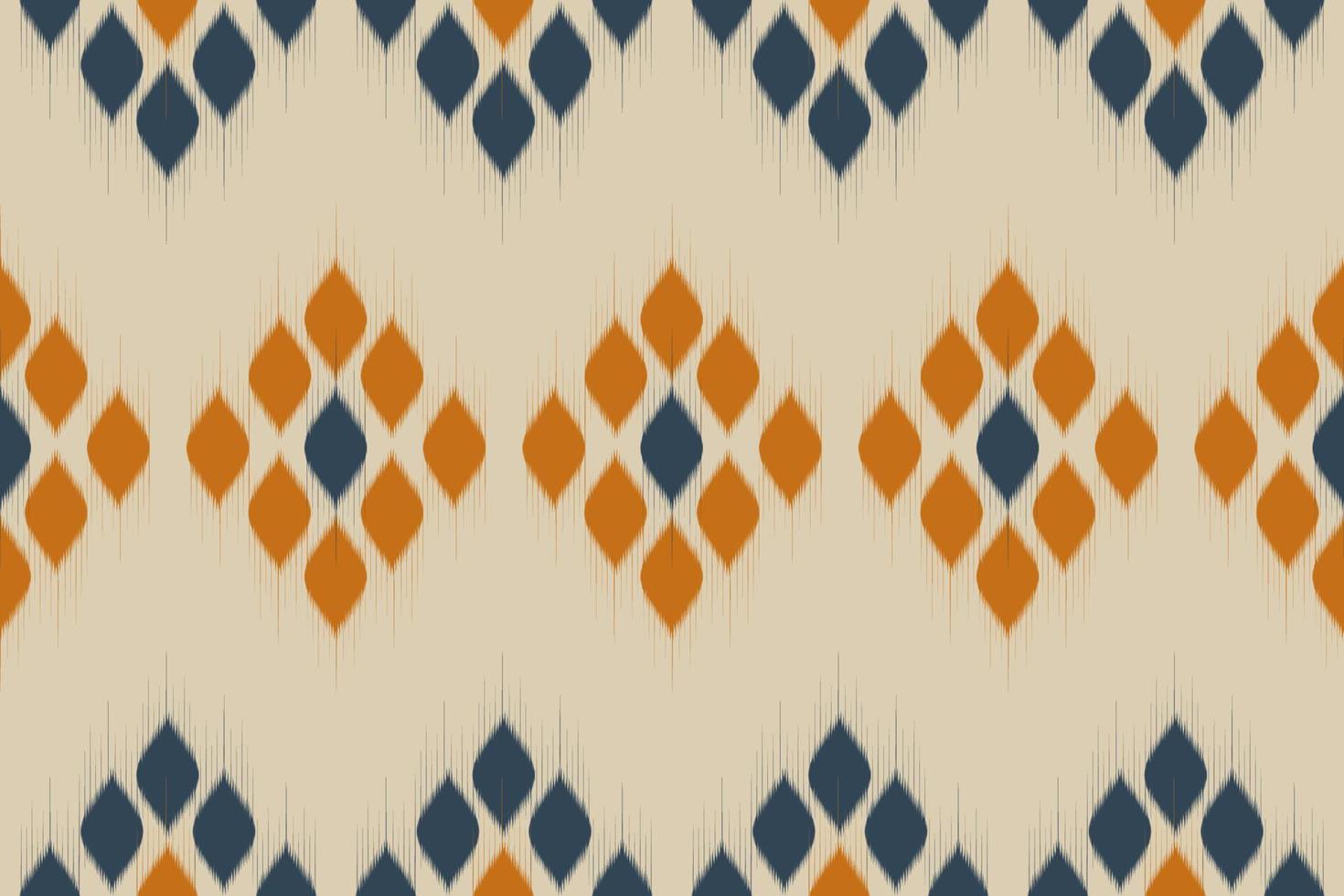patrón sin costuras ikat en tribal. geométrico étnico tradicional. estilo mexicano a rayas. diseño para fondo, papel tapiz, ilustración vectorial, tela, ropa, batik, alfombra, bordado. vector