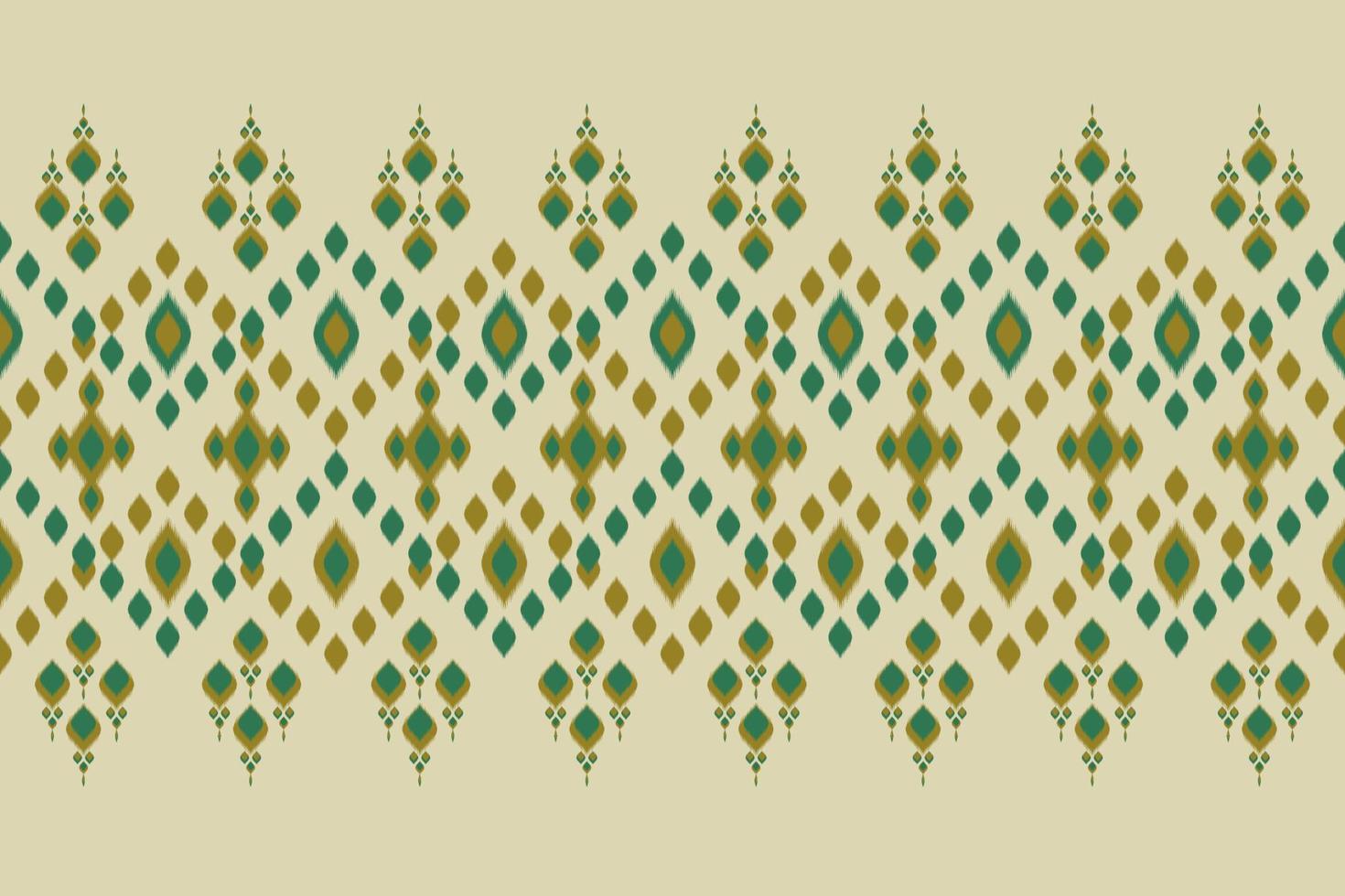patrón abstracto de ikat étnico. rayado sin costuras en tribal. estilo azteca. diseño para fondo, papel tapiz, ilustración vectorial, tela, ropa, batik, alfombra, bordado. vector