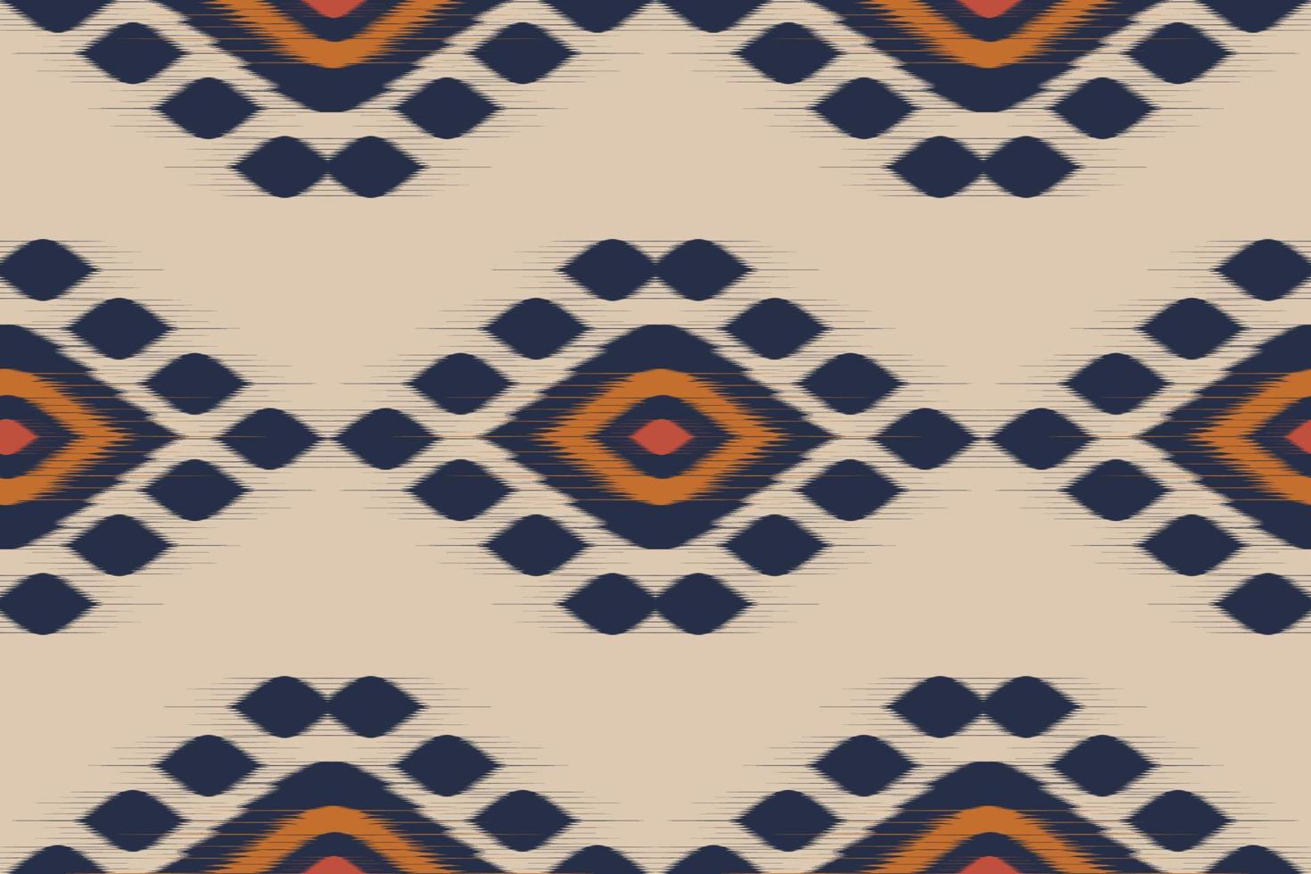Abstract beautiful ikat art. ethnic seamless pattern in tribal. Striped Mexican style. Design for background, illustration, wrapping, clothing, batik, fabric, embroidery. vector