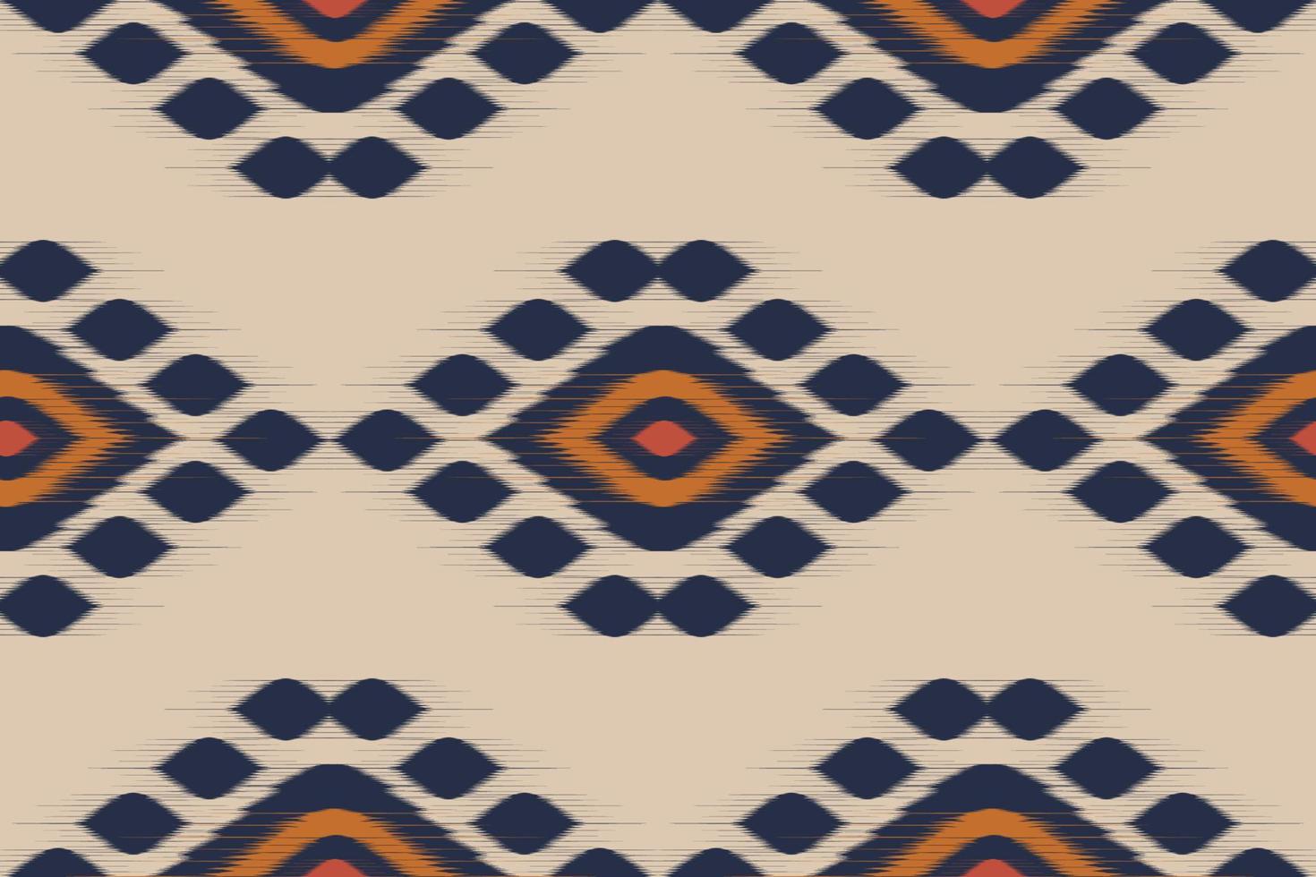 hermoso arte ikat abstracto. patrón étnico sin costuras en tribal. estilo mexicano a rayas. diseño para fondo, ilustración, envoltura, ropa, batik, tela, bordado. vector