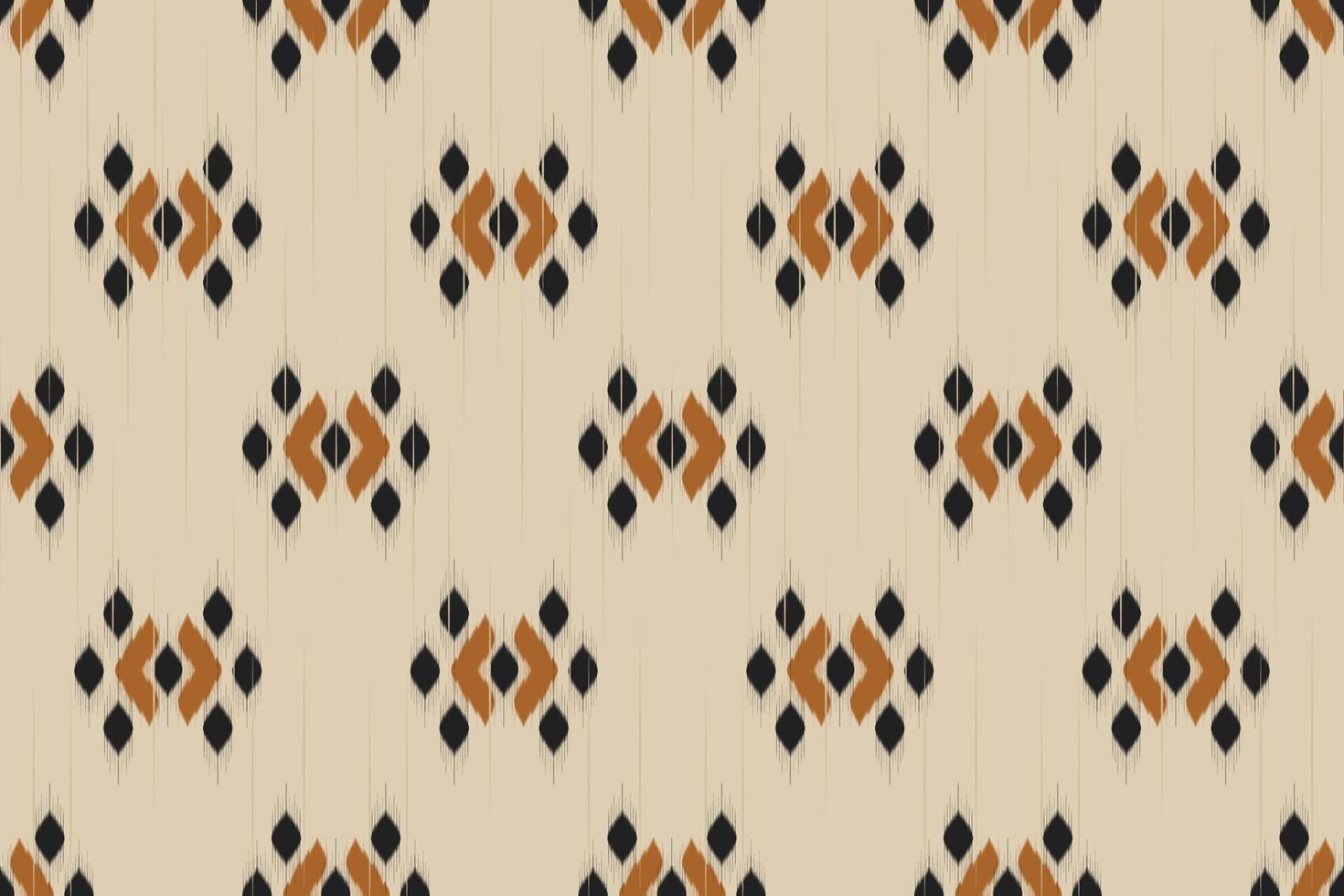 Ethnic ikat seamless pattern. Design for background, wallpaper, vector illustration, fabric, clothing, batik, carpet, embroidery.