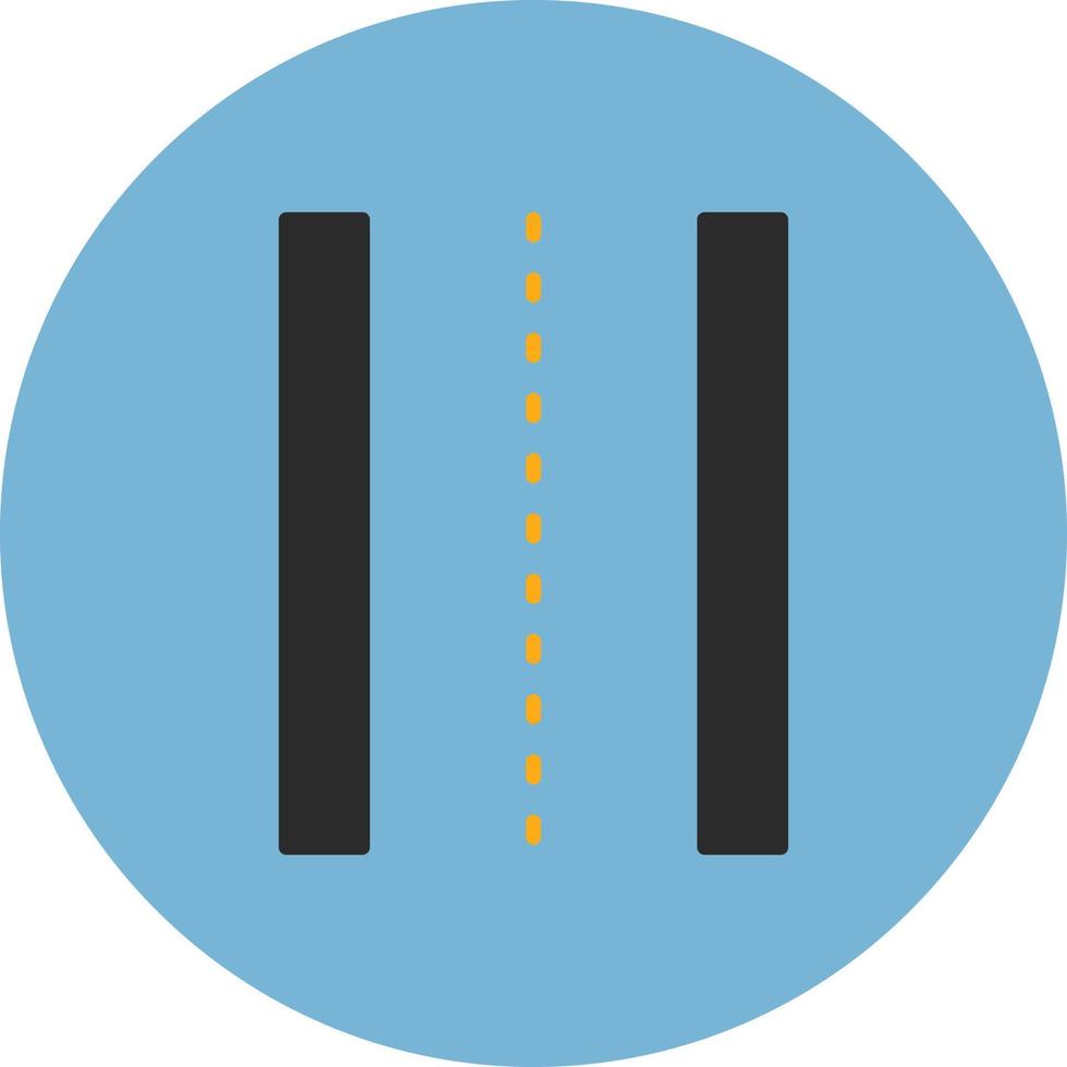 Lane Flat Circle Multicolor vector