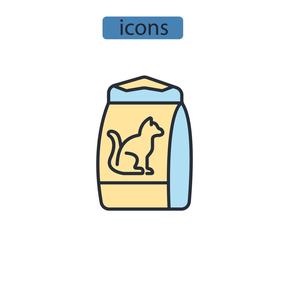 Pet Store icons  symbol vector elements for infographic web