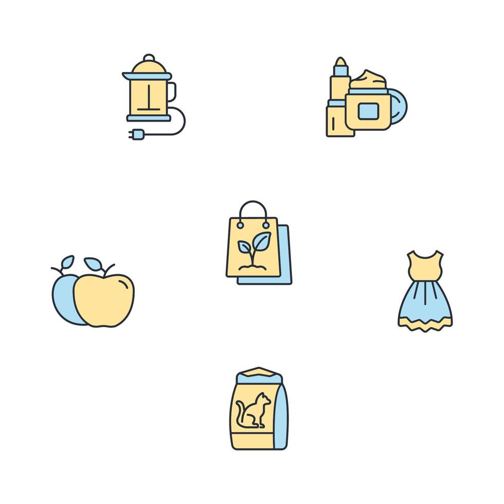 shopping, e-commerce icons set . shopping, e-commerce pack symbol vector elements for infographic web