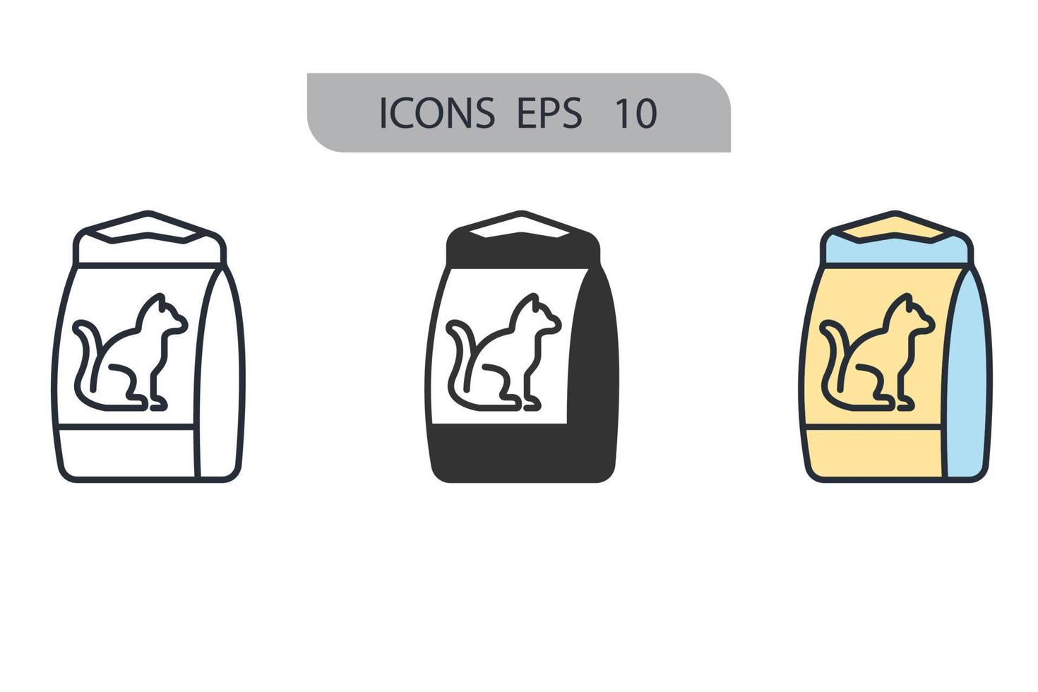 Pet Store icons  symbol vector elements for infographic web