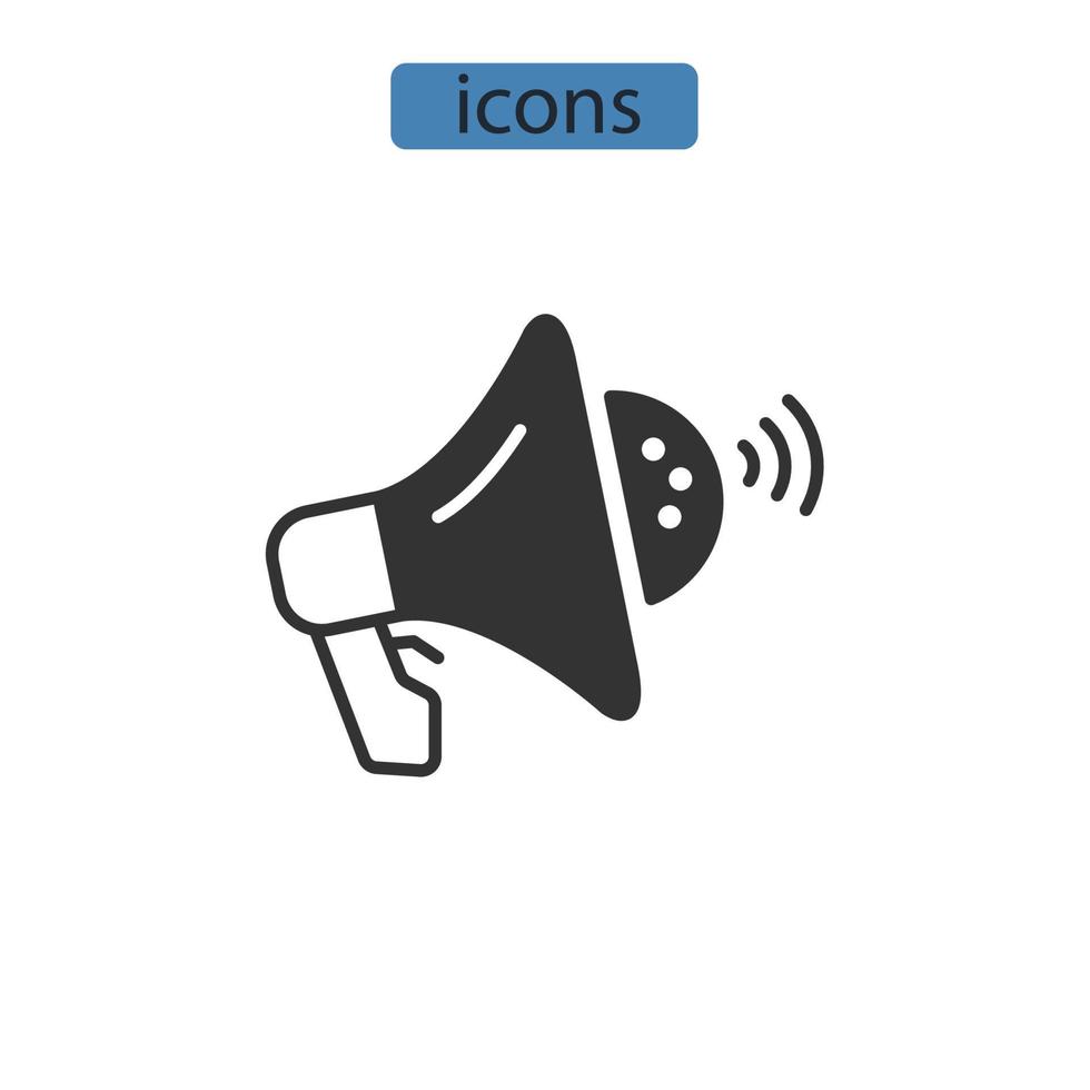 iconos de promoción símbolo elementos vectoriales para web infográfico vector