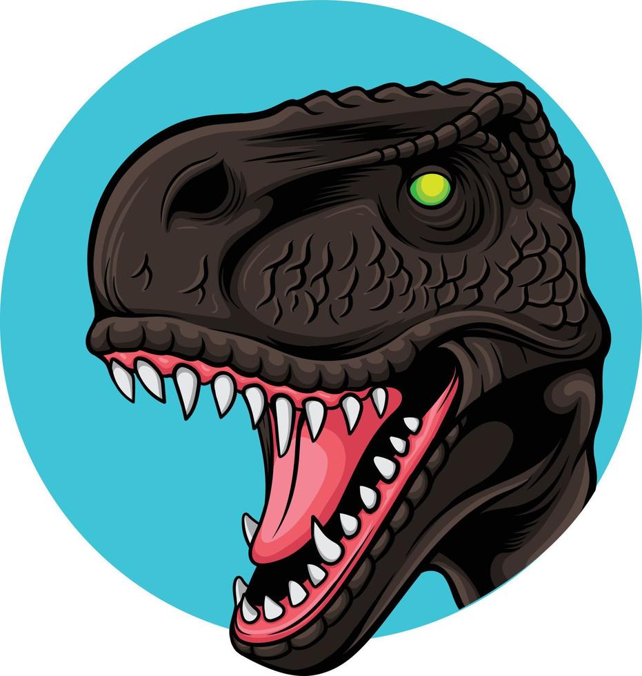 cabeza de dinosaurio 1.3 vector